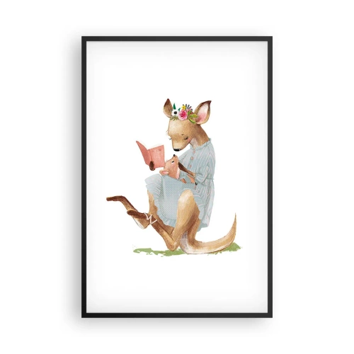 Poster in een zwarte lijst - Lees me voor mama - 61x91 cm