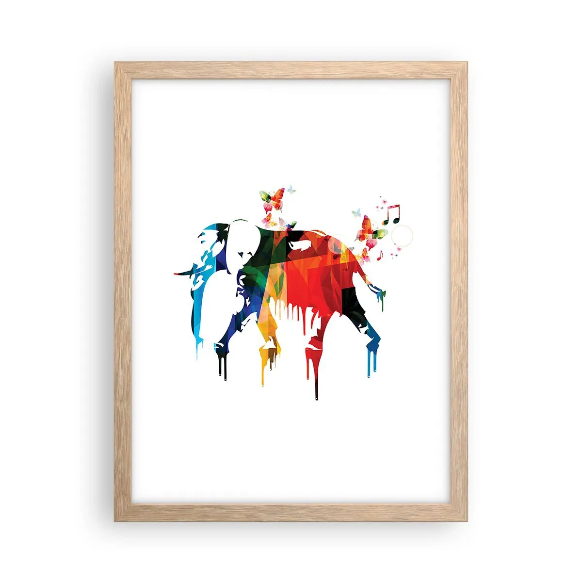 Een poster in een licht eiken lijst - Iedereen kan dansen - 30x40 cm