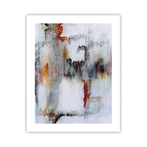 Poster - Een stok op het water - 40x50 cm