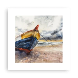Poster - Rust aan de kust - 30x30 cm