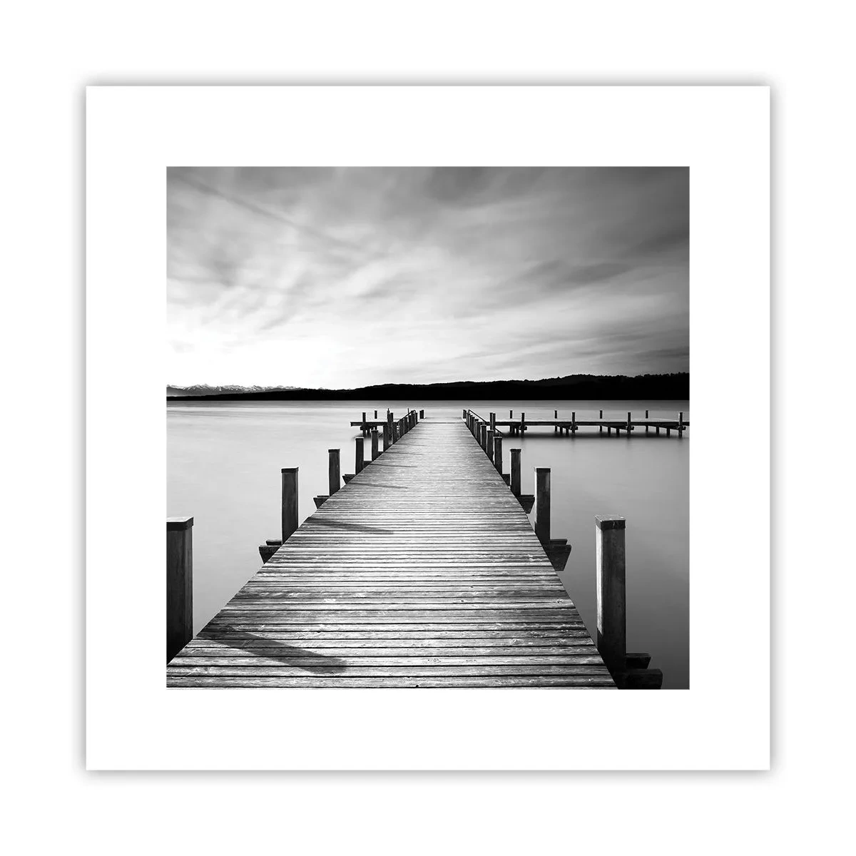 Poster - Bij de waterput - vrede - 30x30 cm