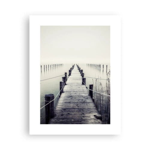 Poster - Dompel jezelf onder in vrede - 30x40 cm