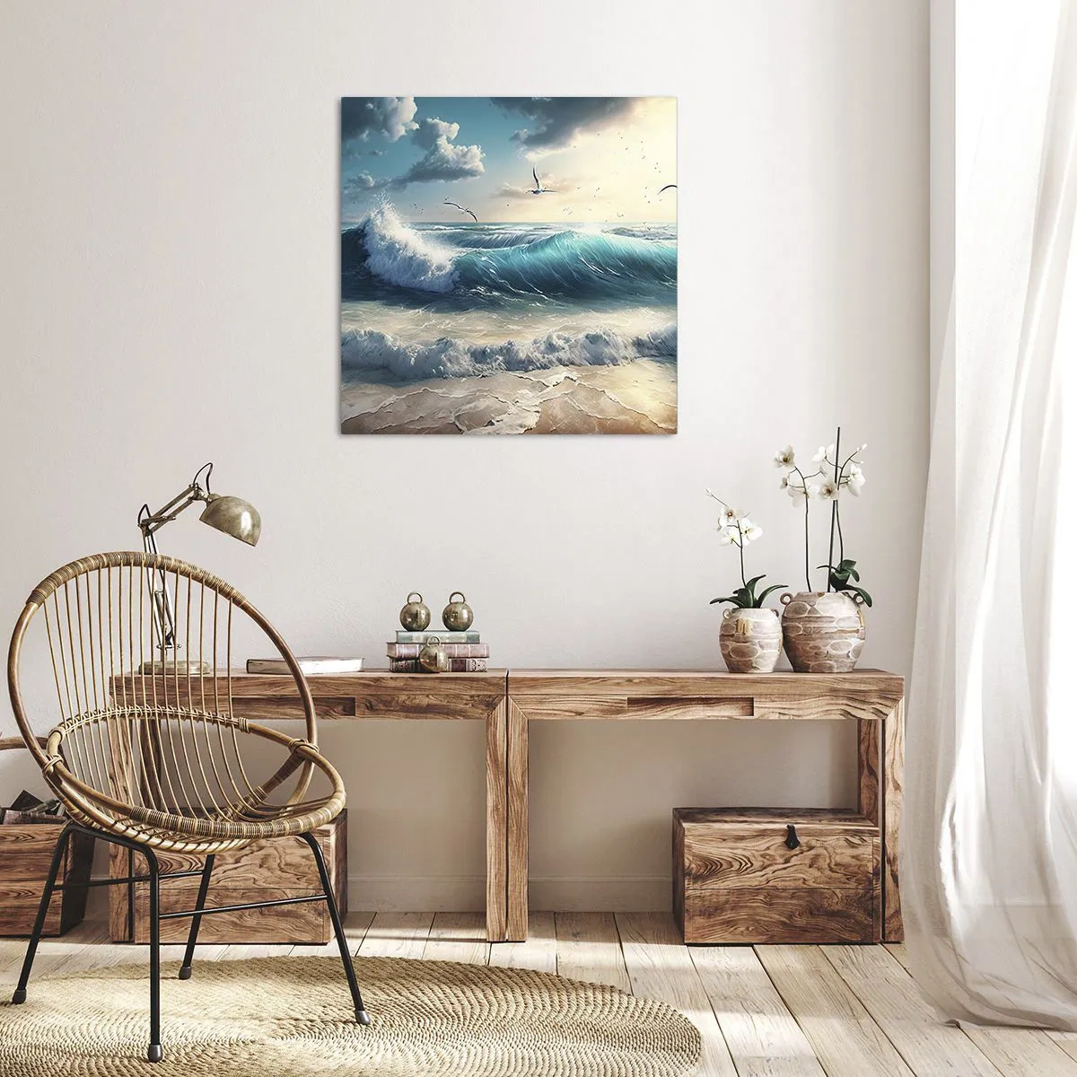 Schilderen op canvas - Ritselt alleen voor jou - 40x40 cm