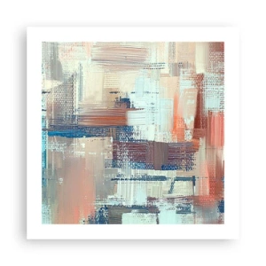 Poster - Het licht bereiken - 50x50 cm