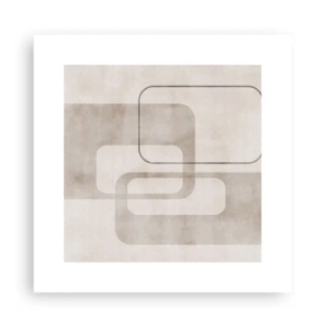 Poster - Geometrische voeg - 30x30 cm