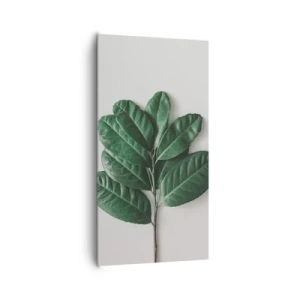 Schilderen op canvas - Een tekening van de pure natuur - 65x120 cm