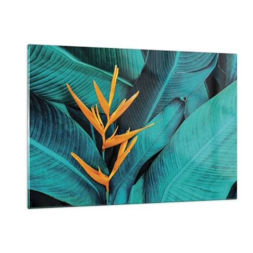 Schilderen op glas - Eden bloem - 120x80 cm