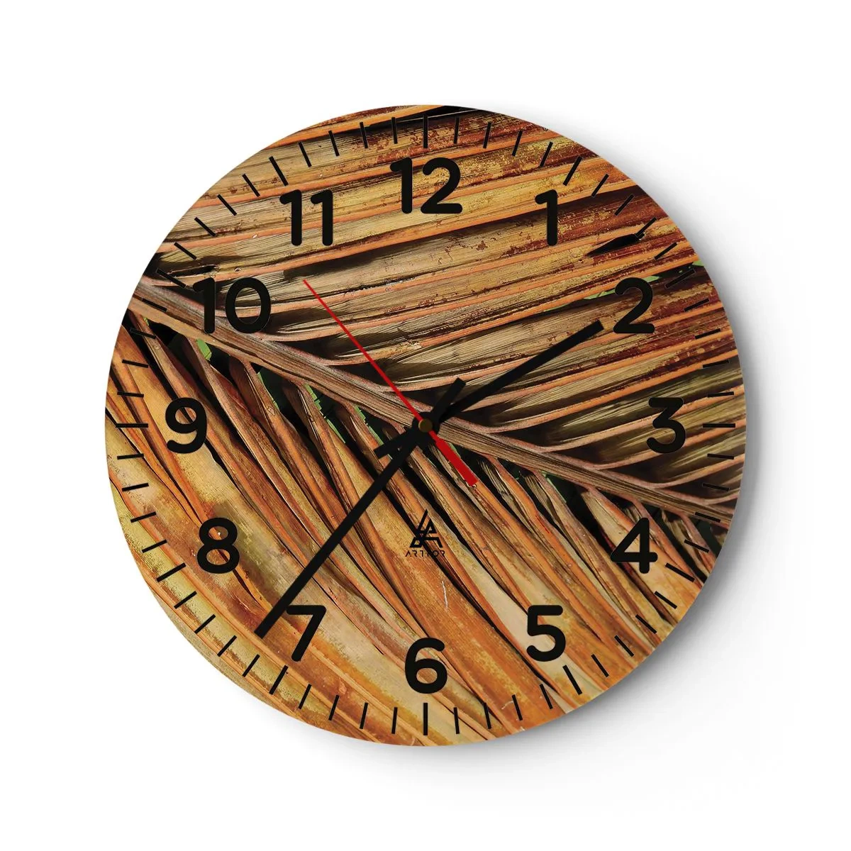 Wandklok - Klok - Kokos goud - 40x40 cm
