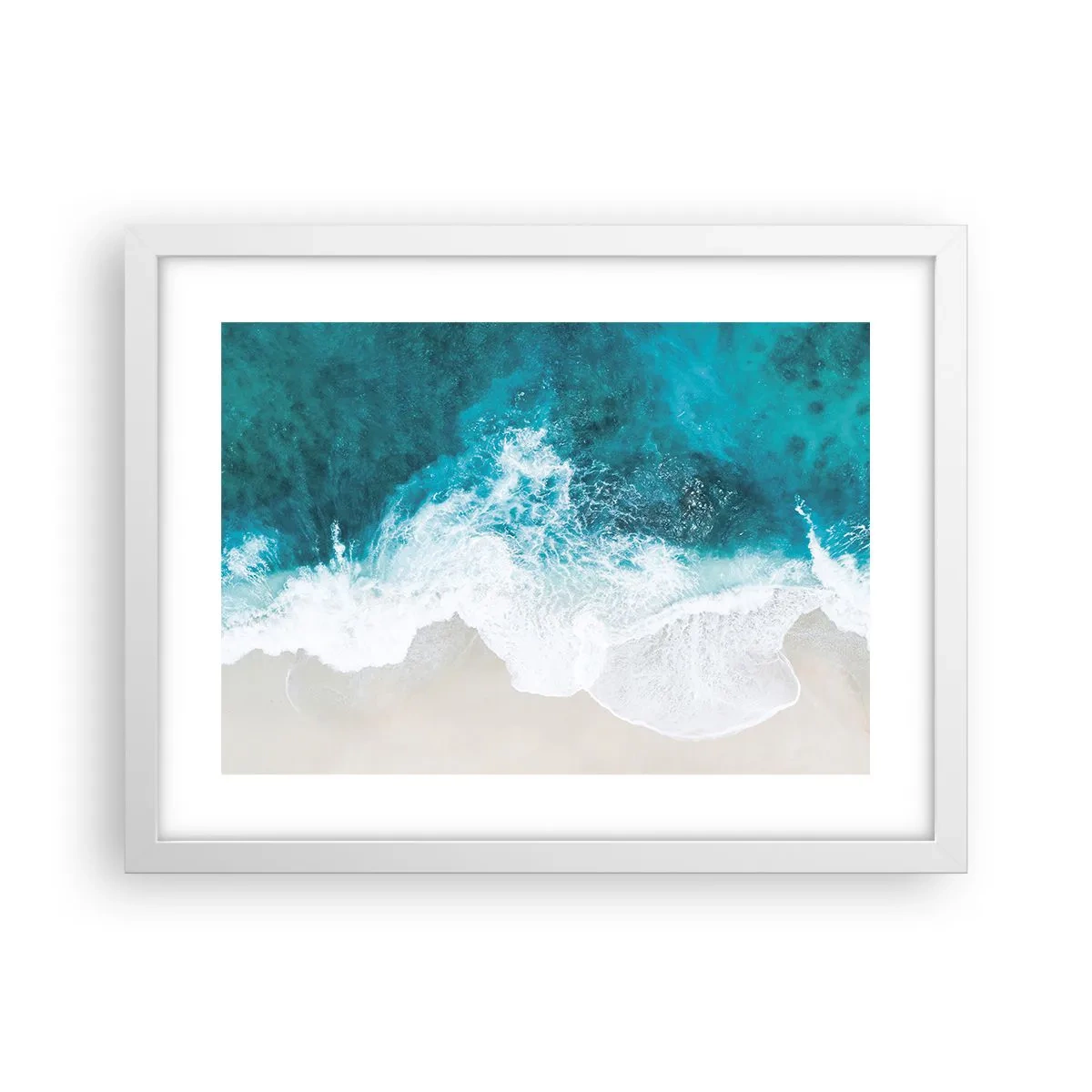 Poster in een witte lijst - Natuurlijke streling - 40x30 cm