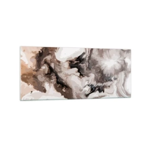 Schilderen op glas - De geboorte van een sterrenstelsel - 120x50 cm