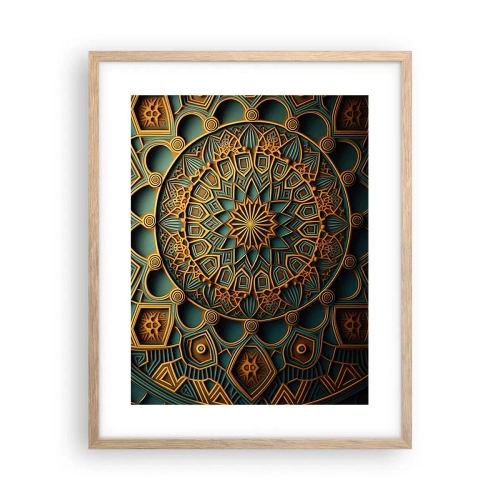 Een poster in een licht eiken lijst - In Arabische sfeer - 40x50 cm