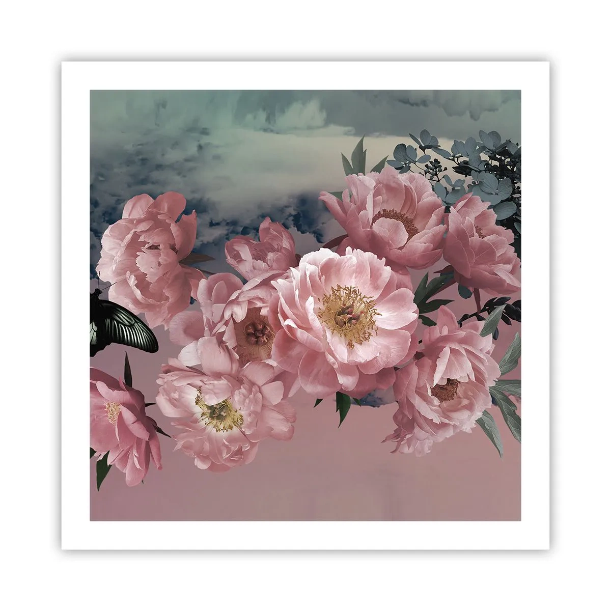 Poster - Het hoogtepunt van de romantiek - 60x60 cm