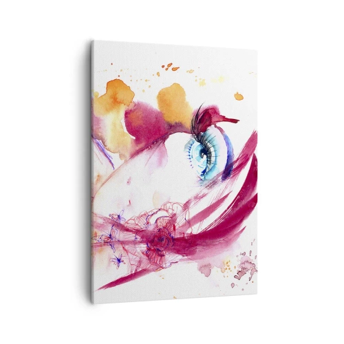 Schilderen op canvas - De wereld gedijt in nabijheid - 50x70 cm