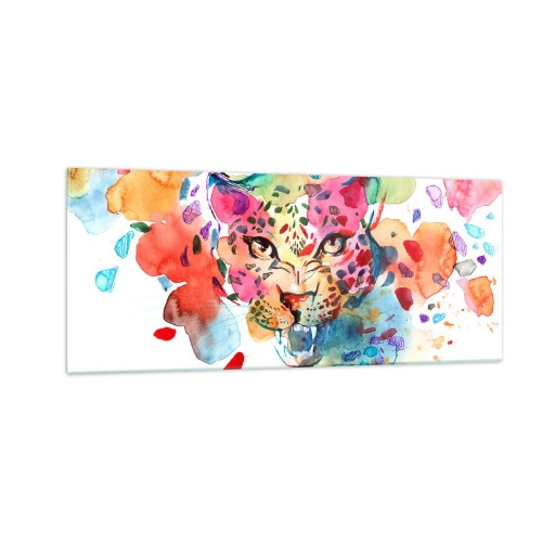 Schilderen op glas - Schoonheid en het beest - 100x40 cm