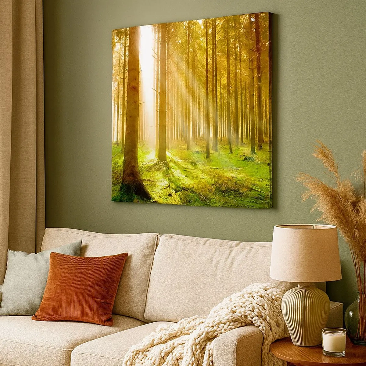 Schilderen op canvas - De elfjes zullen spoedig verschijnen - 30x30 cm