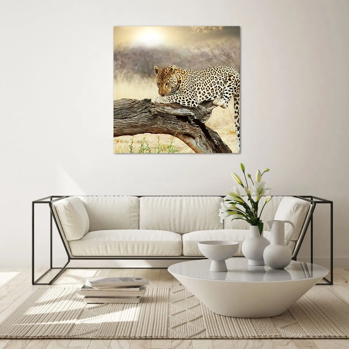 Schilderen op glas - Ik ga mijn eigen weg - 50x50 cm