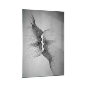 Schilderen op glas - Kus van de wind - 80x120 cm