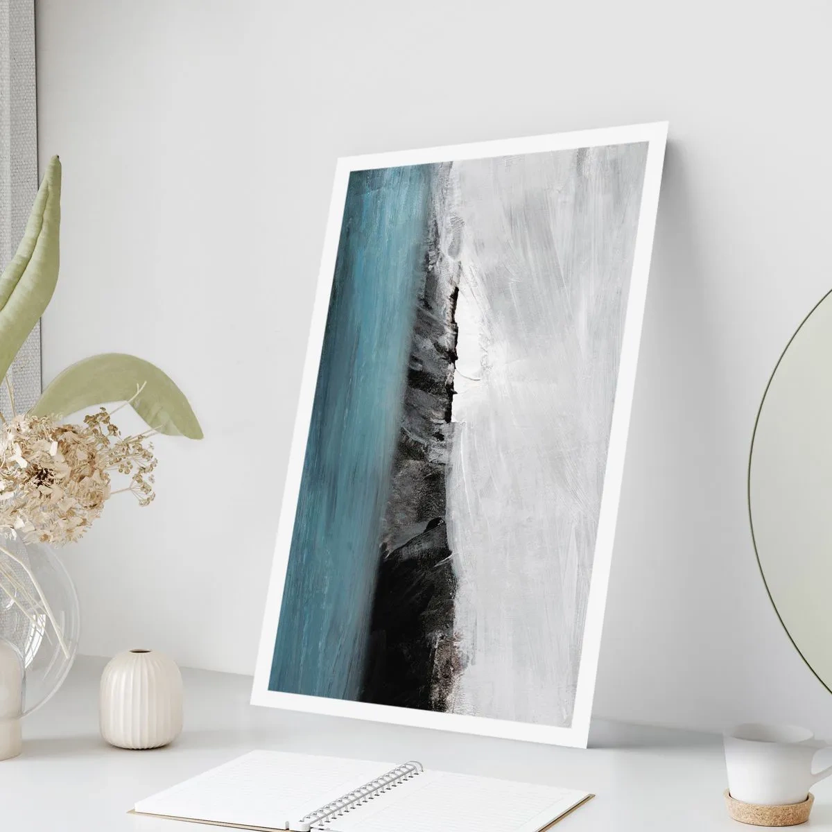 Poster - Water – aarde: botsing der elementen - 50x70 cm