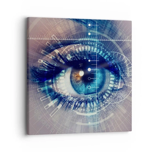 Schilderen op canvas - Je denkt dat je me kent - 30x30 cm