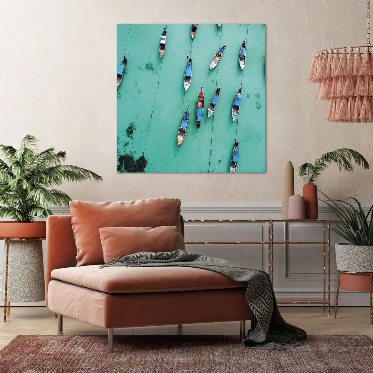 Schilderen op canvas - In blijde verwachting - 60x60 cm