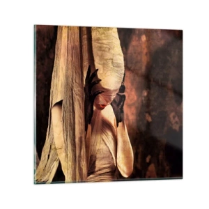 Schilderen op glas - Tussen goed en kwaad - 70x70 cm