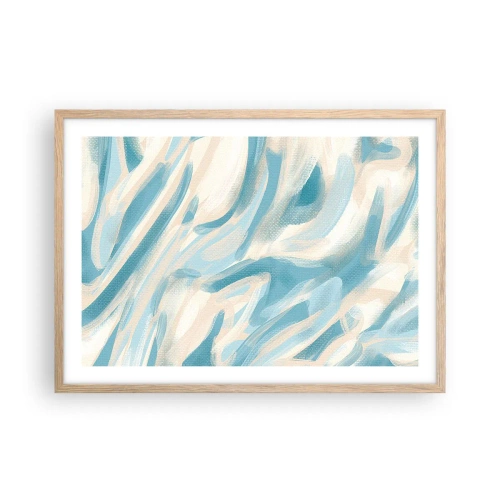 Een poster in een licht eiken lijst - Lente briesjes - 70x50 cm