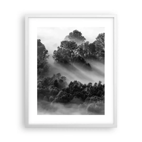 Poster in een witte lijst - Opstaand ​​uit de slaap - 40x50 cm