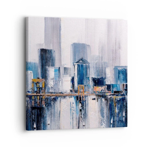 Schilderen op canvas - New Yorkse impressie - 30x30 cm