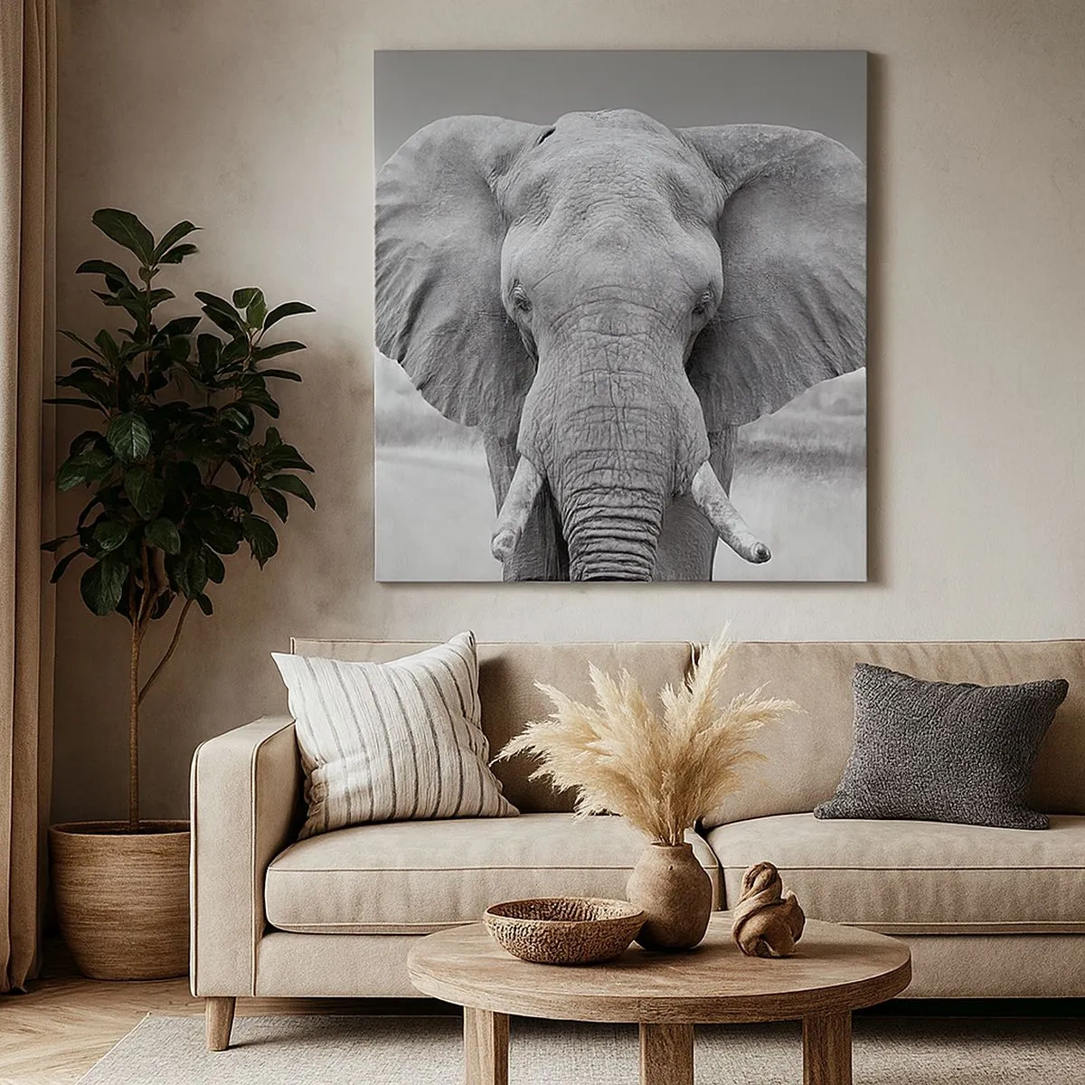 Schilderen op canvas - Welkom in mijn wereld - 30x30 cm