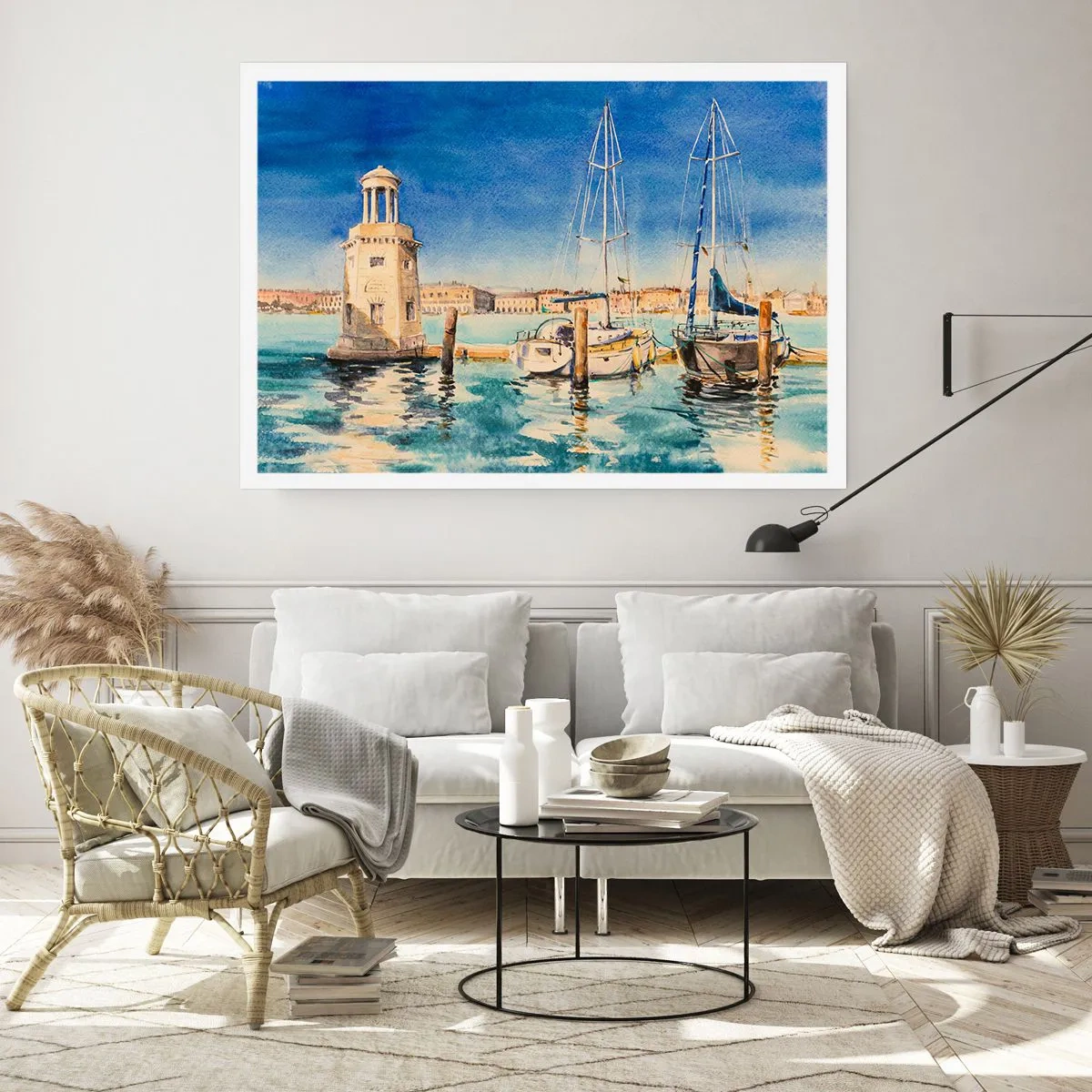 Poster - Zonnige lagune - 100x70 cm