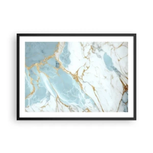 Poster in een zwarte lijst - Rijkdom van steen - 70x50 cm