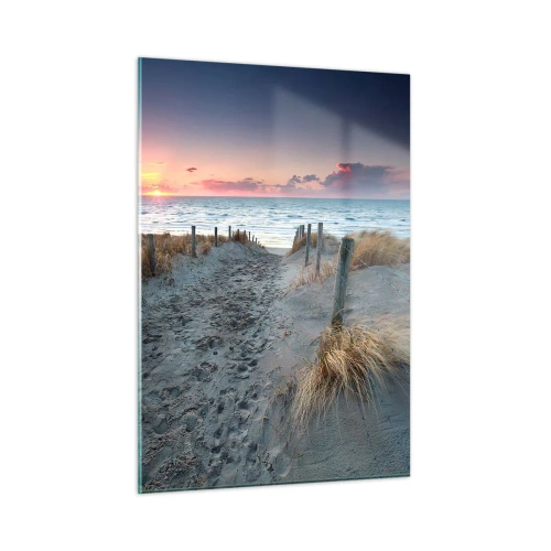 Schilderen op glas - Je liet een regenboog van licht stralend... - 50x70 cm