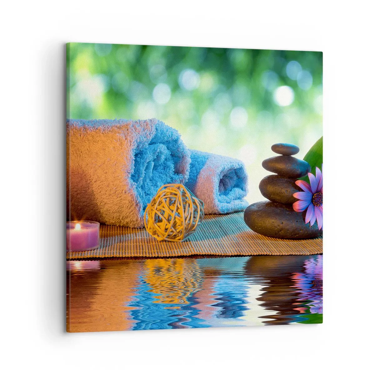 Schilderen op canvas - Tijd voor het lichaam - 50x50 cm