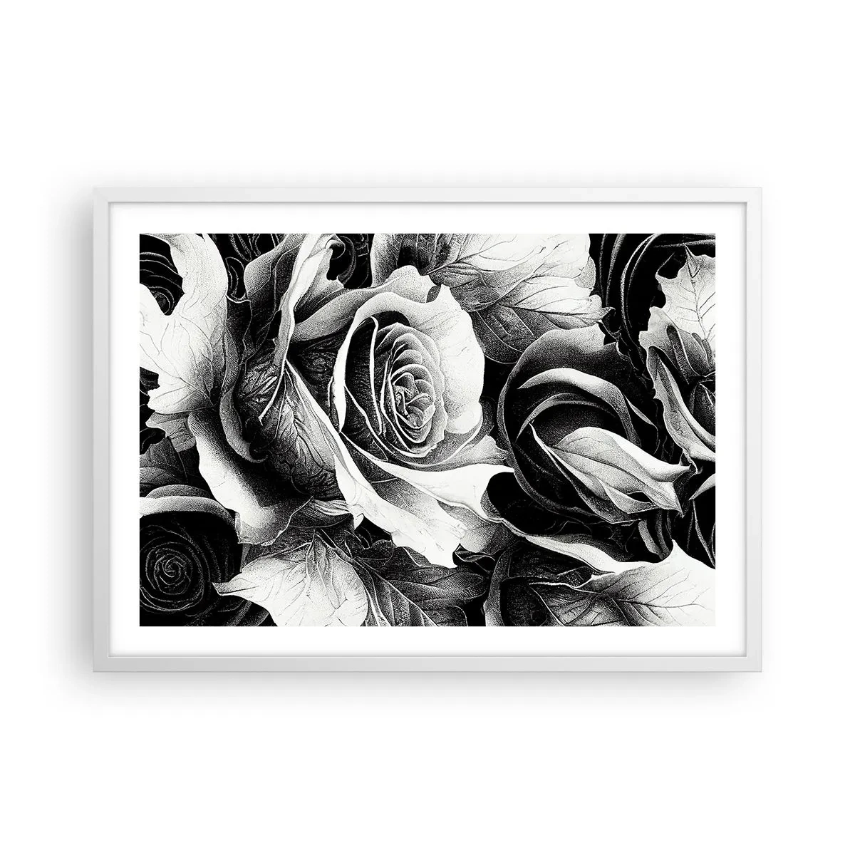 Poster in een witte lijst - Altijd een koningin - 70x50 cm