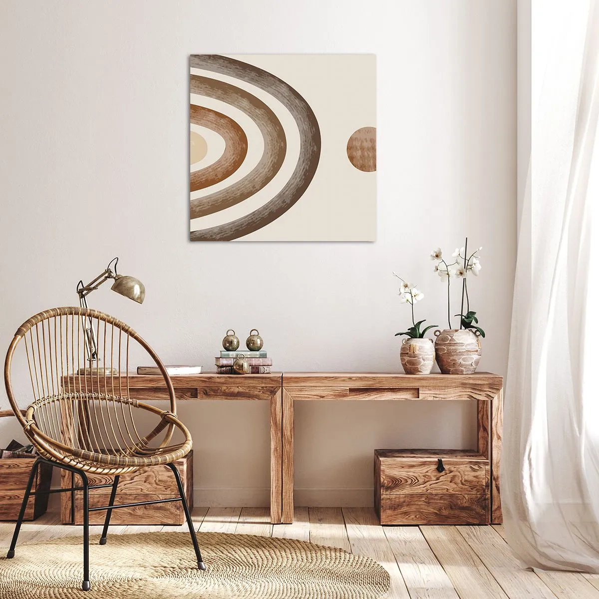 Schilderen op canvas - In een sterrenstelsel ver, ver weg - 50x50 cm