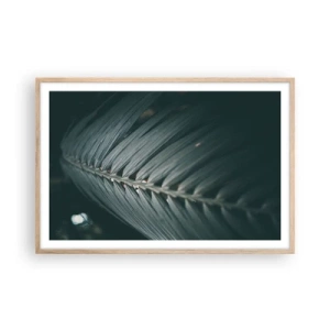 Een poster in een licht eiken lijst - De precisie van de natuur - 91x61 cm