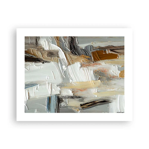 Poster - Kleurrijke lagen - 50x40 cm