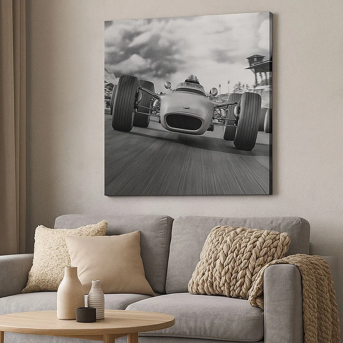 Schilderen op canvas - Er is kracht! - 30x30 cm