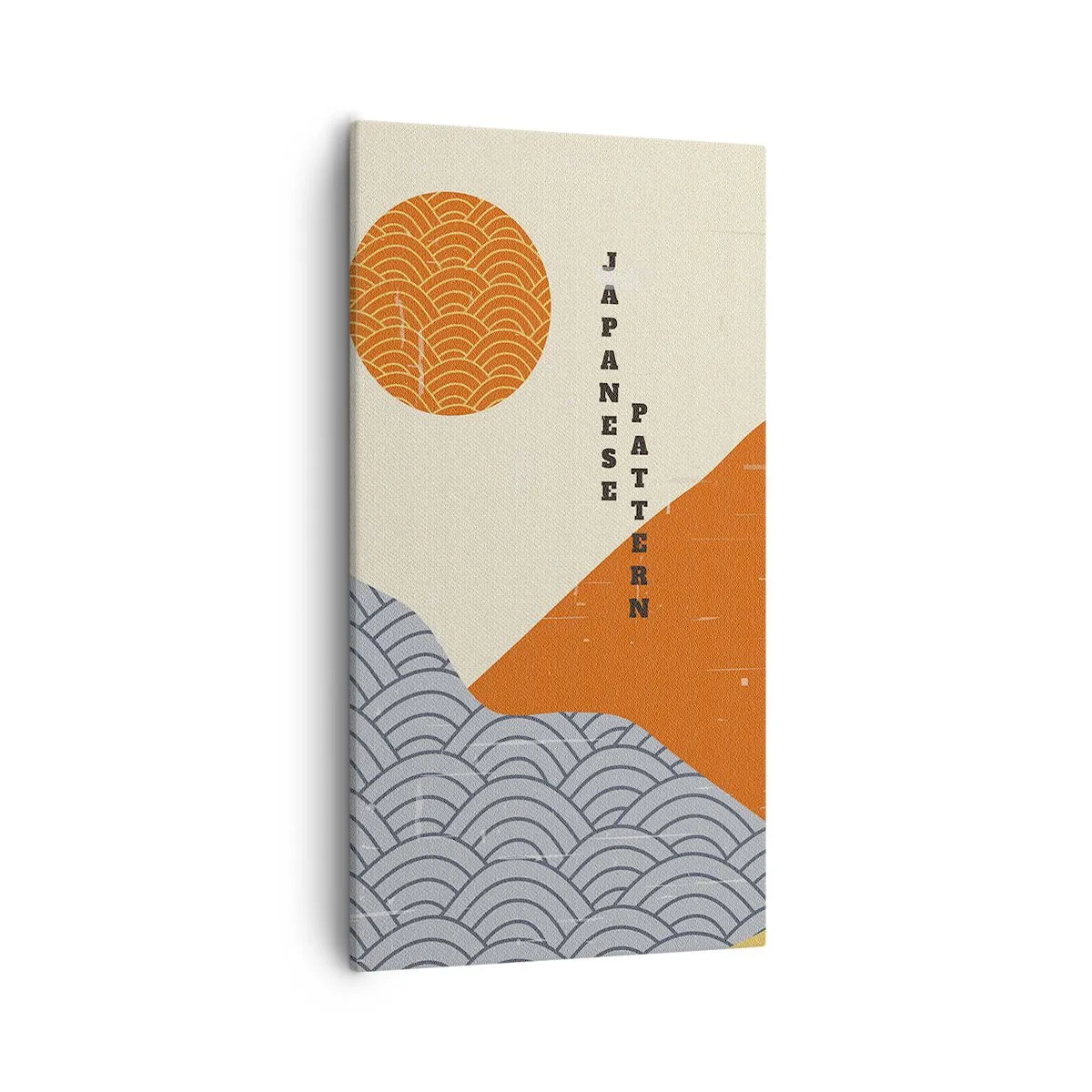 Schilderen op canvas - In de Japanse spirit - 55x100 cm