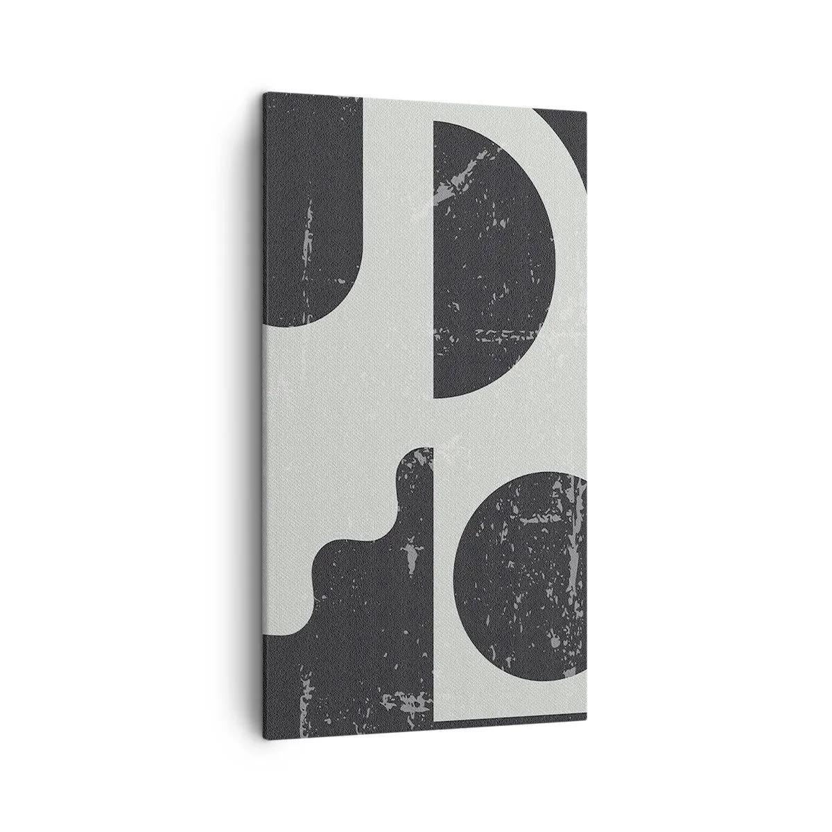 Schilderen op canvas - Compositie boven en onder - 45x80 cm