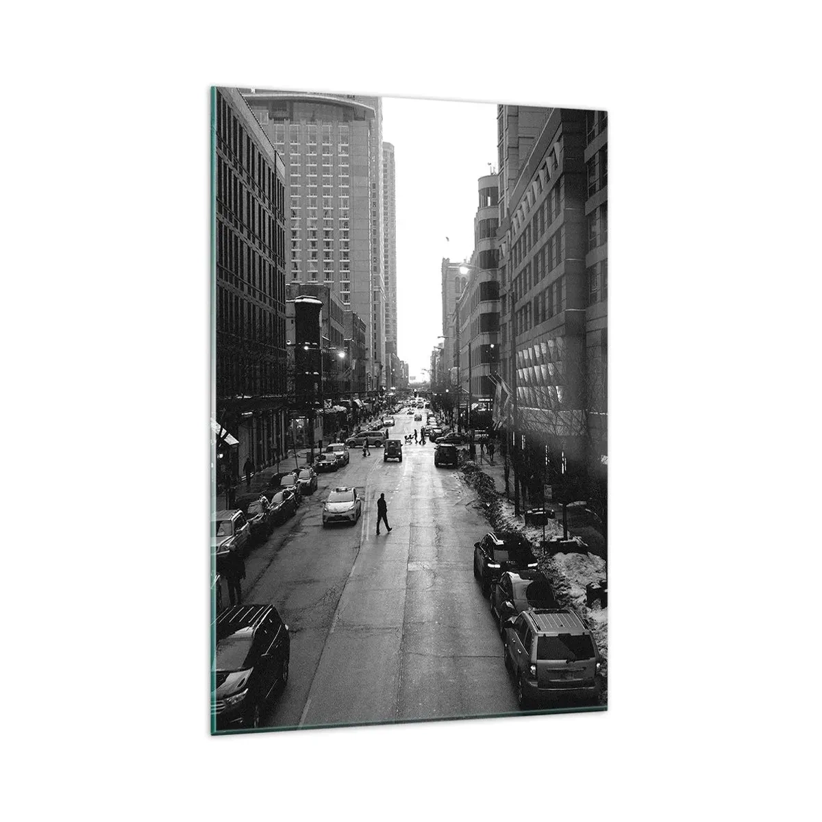 Schilderen op glas - Een andere dag zoals elke andere dag - 80x120 cm