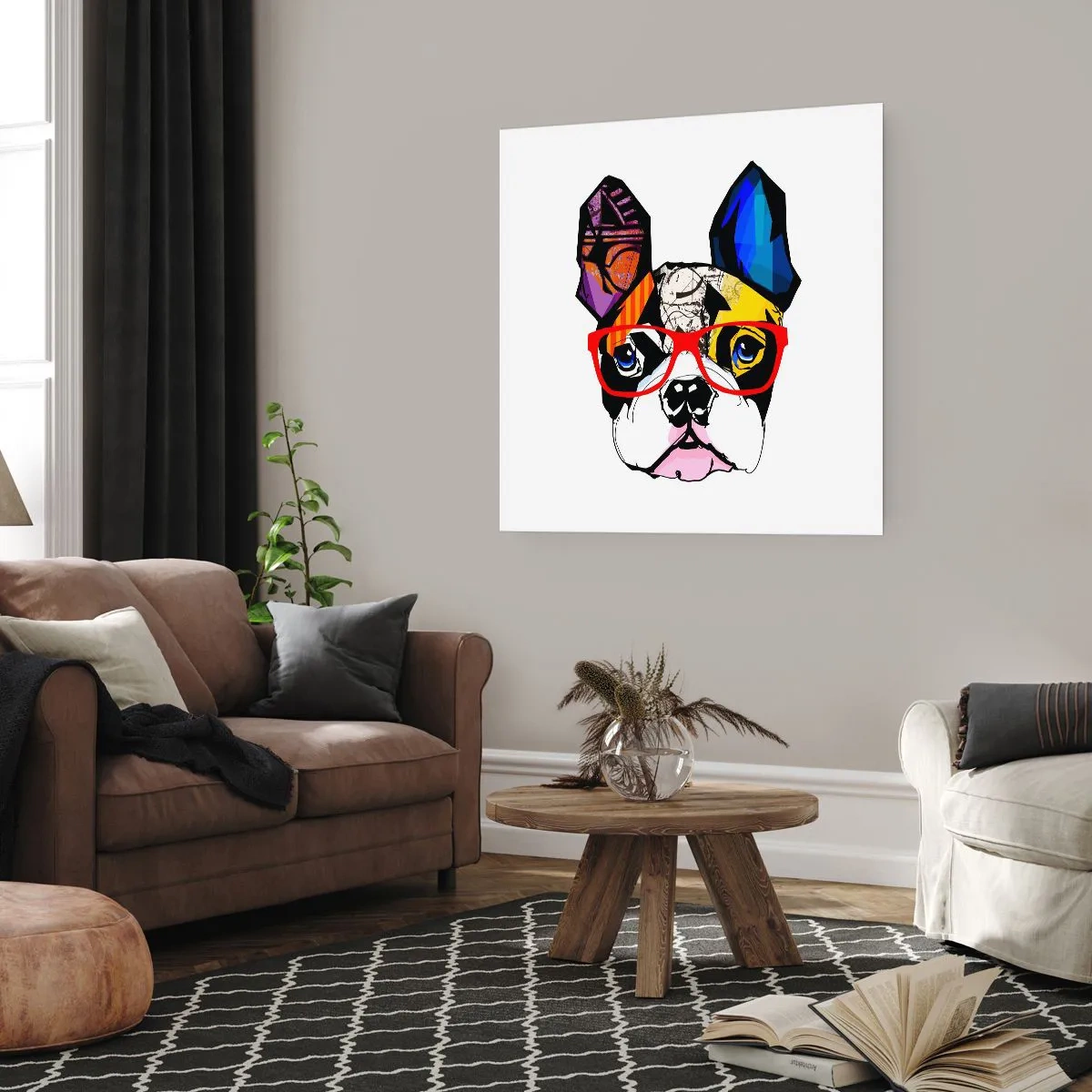 Poster - intellectueel - 50x50 cm