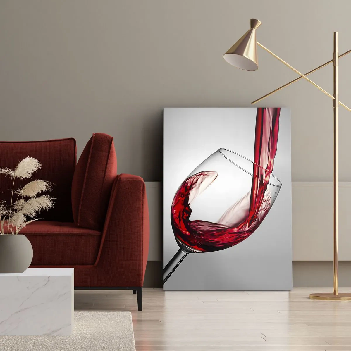 Schilderen op canvas - Kleur - beweging - geluid - 50x70 cm