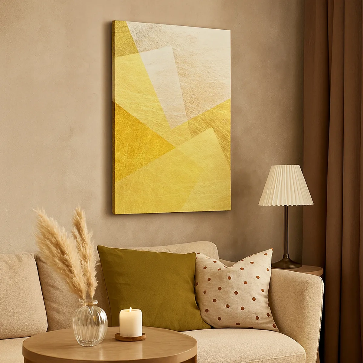 Schilderen op canvas - Geometrie weer - 50x70 cm