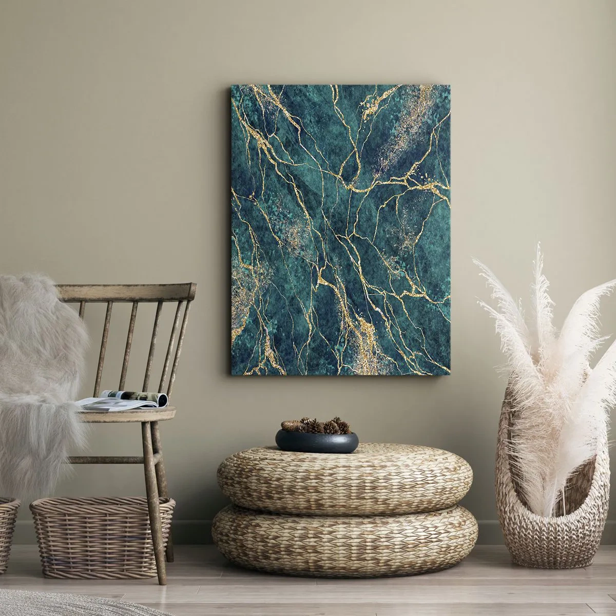 Schilderen op canvas - Goudmijn - 50x70 cm