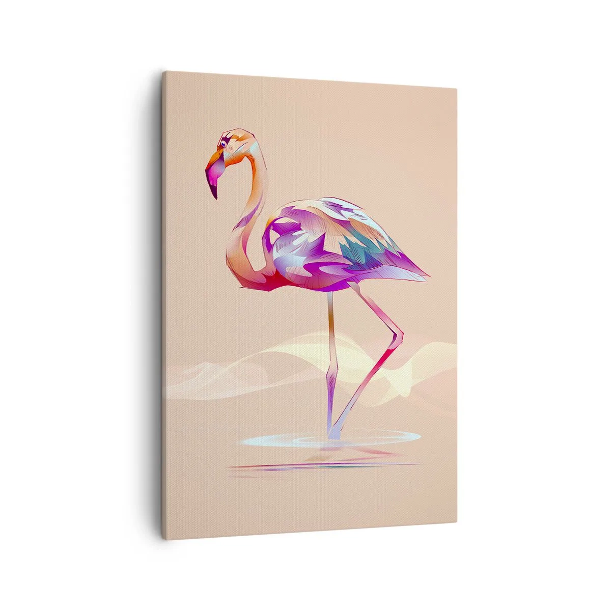 Schilderen op canvas - De vogel van goede emoties - 50x70 cm