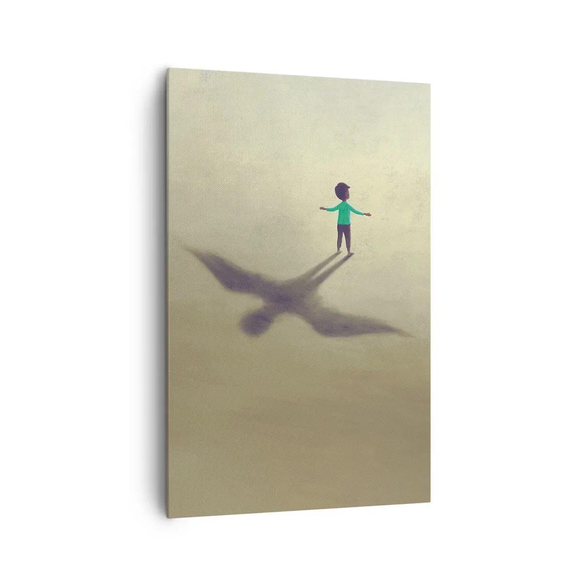 Schilderen op canvas - De held van de toekomst - 80x120 cm