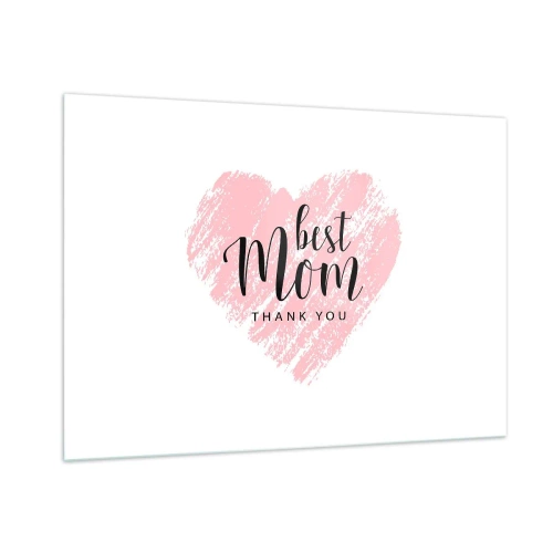 Schilderen op glas - Altijd het juiste moment - 100x70 cm