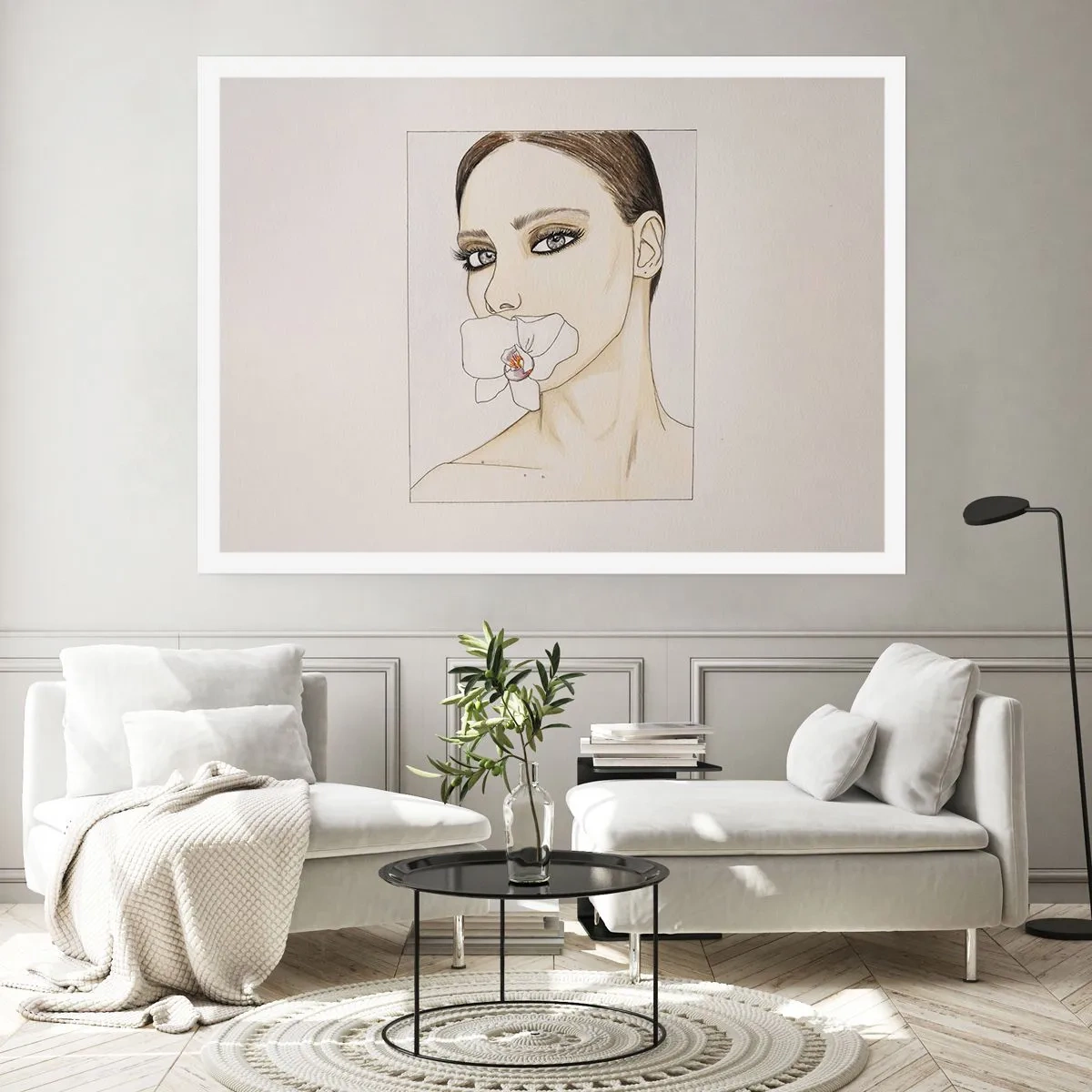 Poster - Een symbool van elegantie en schoonheid - 70x50 cm