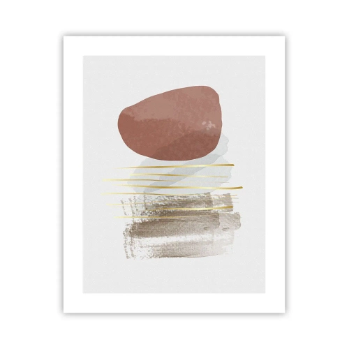 Poster - Abstracte zuilengalerij - 40x50 cm